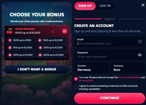 gambiva casino register
